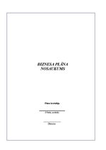 Konspekts 'Biznesa plāna veidlapa', 2.