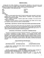 Konspekts 'Ekoloģija', 1.
