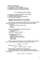 Konspekts 'Investīcijas', 3.