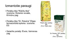 Referāts 'Dzelzs, cinka un vara masas daļa Parasto pelašķu (Achillea millefolium L.) tējās', 25.