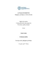 Eseja 'Pedagoģiskā psiholoģija', 1.