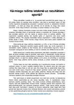 Eseja 'Miega režīma ietekme uz rezultātiem sportā', 1.
