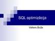 Referāts 'Oracle SQL optimizācija', 1.