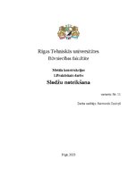 Paraugs 'Metala konatrukciju 1.Praktiskais darbs Slodžu noteikšana', 1.