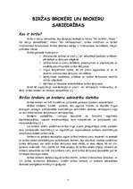 Referāts 'Biržas brokeri un brokeru sabiedrības darbība', 4.