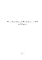 Referāts 'Demogrāfisko rādītāju analīze Latvijā laika posmā no 2000. līdz 2005.gadam', 1.