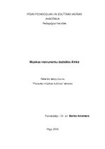 Referāts 'Mūzikas instrumentu dažādība Āfrikā', 1.