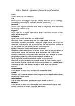 Konspekts 'Kārļa Skalbes pasakas "Sarkanā puķe" analīze', 1.