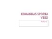 Prezentācija 'Komandu sporta veidi', 1.