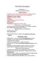 Konspekts 'Politiskās ideoloģijas. Liberālisms - attīstība un galvenie virzieni', 1.