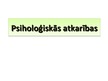Prezentācija 'Psiholoģiskās atkarības', 1.