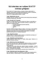 Referāts 'HACCP sistēma (kvalitātes sitēmas)', 10.