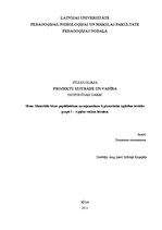 Paraugs 'Projektu izstrāde un vadība', 1.