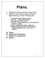 Referāts 'Edvarts Virza', 1.