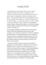 Eseja 'Postindustriālā sabiedrība. Latvija 2025', 1.