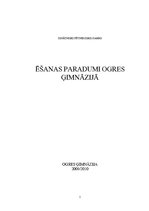 Referāts 'Skolēnu ēšanas paradumi', 1.