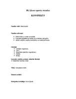Konspekts 'Sporta stundas konspekts 10.klasei', 1.