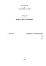 Referāts 'Muskuļu spēka attīstīšana', 1.