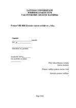 Prakses atskaite 'Prakses atskaite VID RRI Ziemeļu rajona nodaļā ', 1.