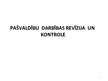 Prezentācija 'Pašvaldību darbības revīzija un kontrole ', 1.