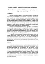 Konspekts 'Termina "Latvija" vēsturiskā izcelšanās un attīstība', 2.