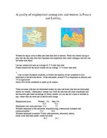 Konspekts 'A Quality of Employment among Men and Women in France and Latvia', 1.