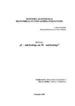 Referāts 'Elektroniskais un mobilais mārketings', 1.