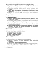 Paraugs 'Lietvedības tests', 10.