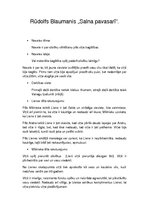 Konspekts 'Rūdolfs Blaumanis "Salna pavasarī"', 1.