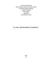 Konspekts 'Z.P.Sartrs "Eksistenciālisms ir humānisms"', 1.