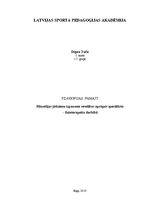 Eseja 'Filosofijas jēdzienu izpausme veselības aprūpes speciālista - fizioterapeita dar', 1.