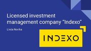 Prezentācija 'Investment Company "Indexo"', 1.