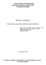 Konspekts 'Darba tiesības, aizsardzība, drošība un profesionālā ētika', 1.