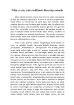 Eseja 'Prāta un jūtu pretruna R.Blaumaņa novelēs', 1.