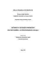 Konspekts 'Mūsdienu globālo problēmu daudzveidība', 1.