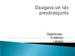Prezentācija 'Daugava un tās piesārņojums', 1.