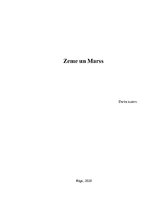 Referāts 'Zeme un Marss', 1.