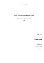 Referāts 'Marss - Saules sistēmas ceturtā planēta', 1.