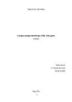 Referāts 'Latvijas armijas likvidācija', 1.