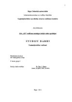 Prakses atskaite 'SIA "GS" vadīšana mainīgas ārējās vides apstākļos', 1.