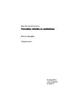 Referāts 'Personības attīstība un audzināšana', 1.