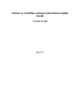 Referāts 'Tūrisma un viesmīlības uzņēmumu finansēšanas iespējas Latvijā', 1.