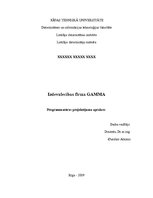 Referāts 'Izdevniecības firma "Gamma". Programmatūras projektējuma apraksts', 1.