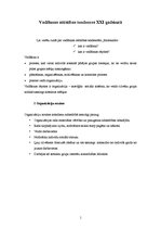 Konspekts 'Vadīšanas attīstības tendences 21.gadsimtā', 1.