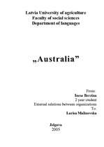 Konspekts 'Australia', 1.