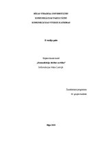 Konspekts 'Informācijas ētika Latvijā', 1.