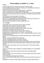 Konspekts 'Fizikas teorijas jautājumi ar atbildēm 10.-11.klasei', 1.