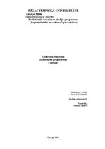 Paraugs 'Ekonomiskā prognozēšana', 1.