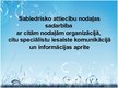 Prezentācija 'Sabiedrisko attiecību nodaļas sadarbība ar citām nodaļām organizācijā, citu spec', 1.