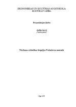 Referāts 'Tūrisma attīstības iespējas Valmieras novadā', 1.